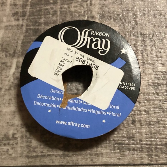 Offray Lot of 4 & 1 Michaels Craft Ribbon Spools (3) NWT & (2) Pre-Owned Orange - Picture 7 of 15